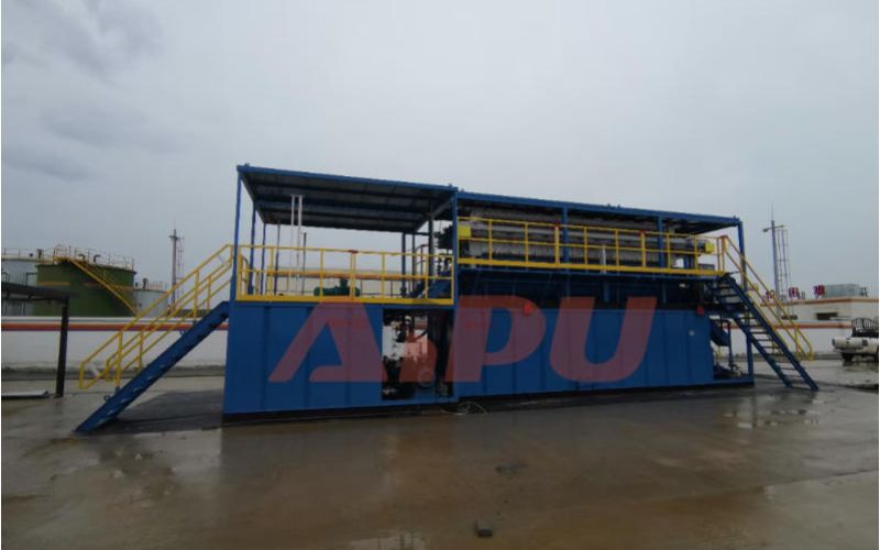 艾普固控油泥处理系统顺利完成客户现场验收，即将投入运营